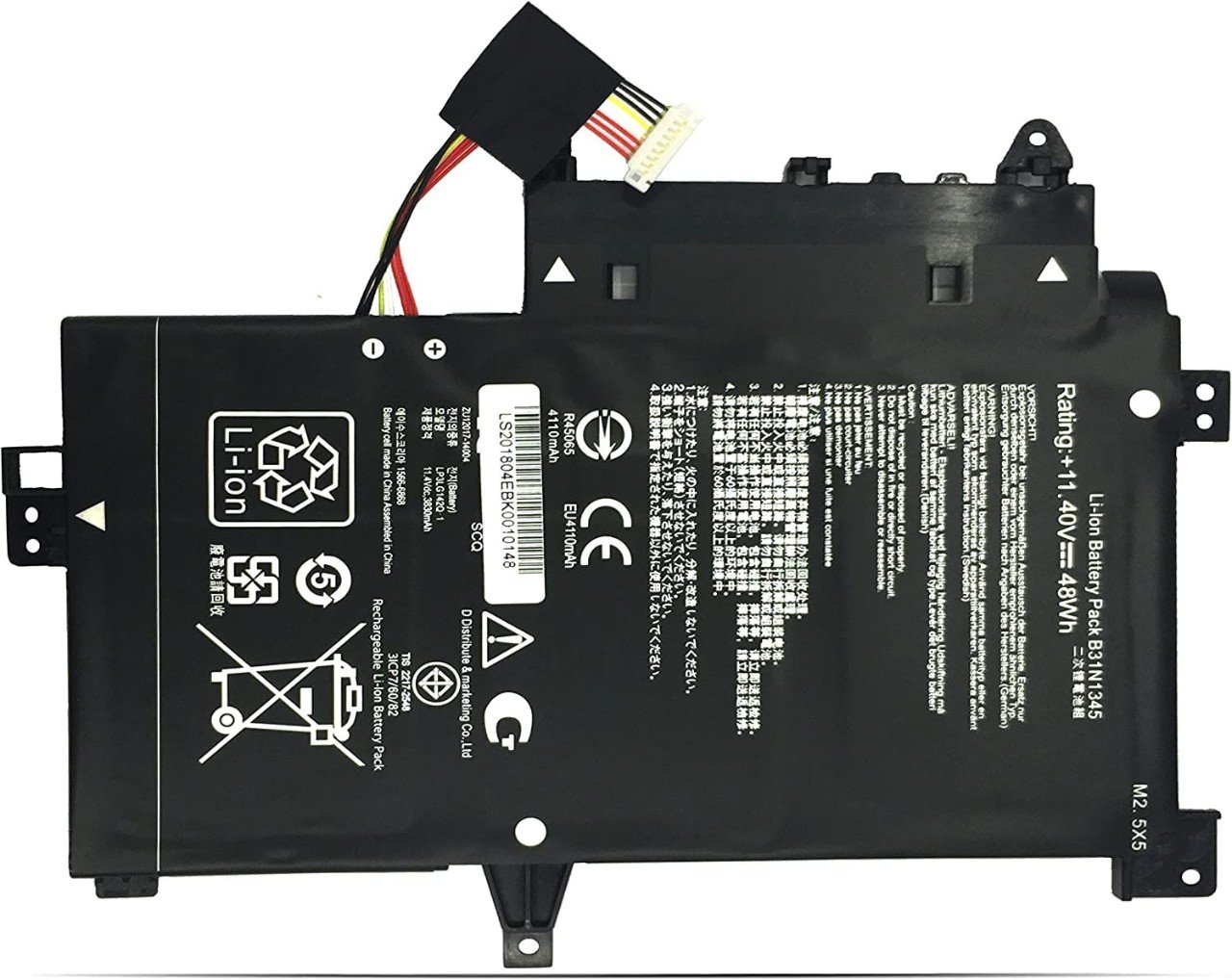 B31N1345 Batterie d'ordinateur Portable pour ASUS TP500L TP5...